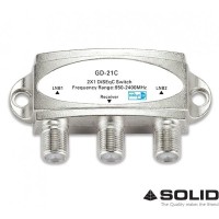 SOLID GD21C 2 in 1 DiSEqC Switch